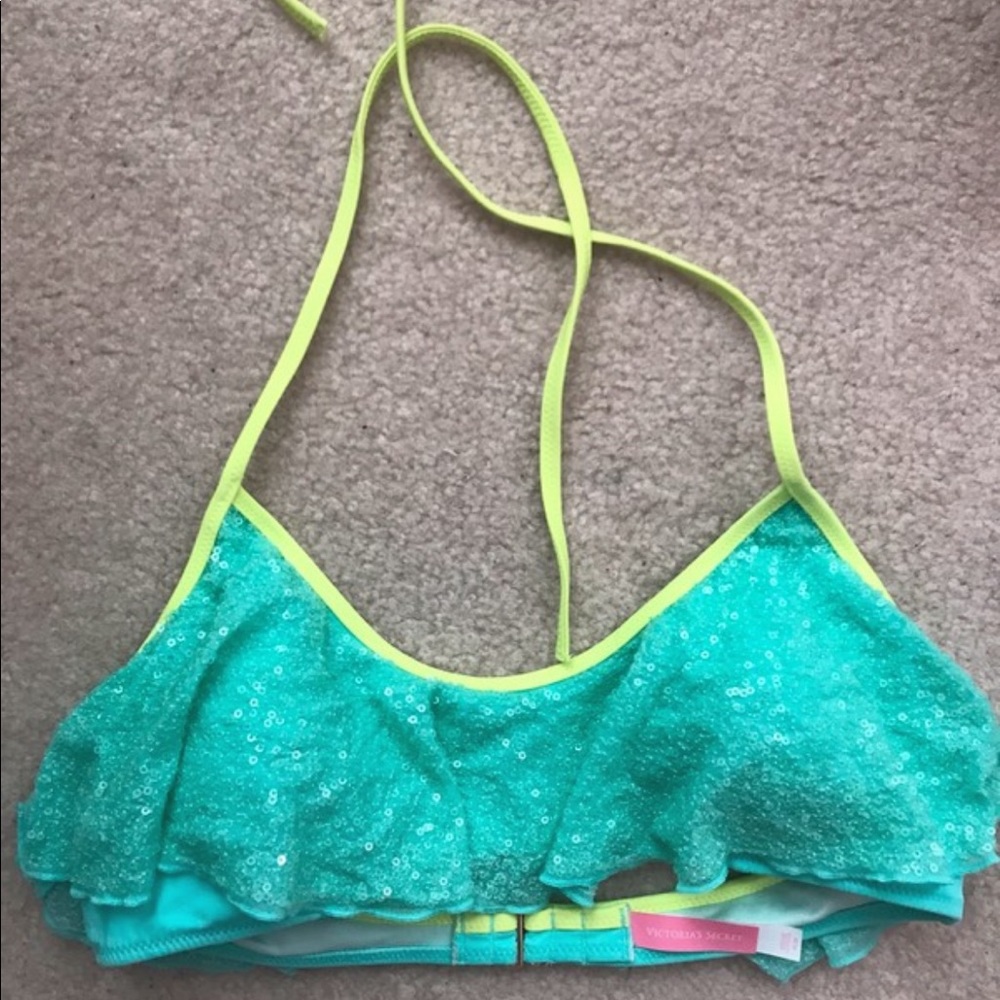 Sequin Bikini Top